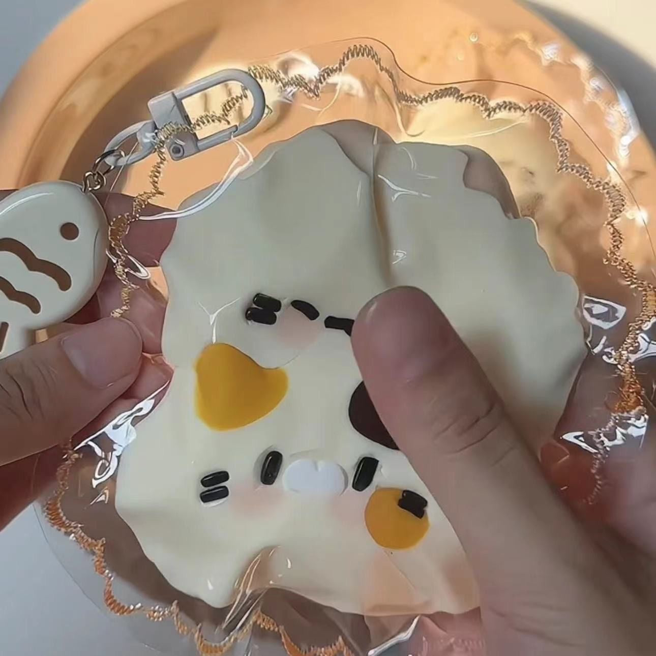 Three-colored Kitten Cat Taba Squishy Toy