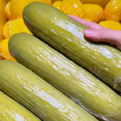 Crunchy Large Cucumber Bead & Clay Base Stress Ball Squishy Stress Relief Decompression Toy
