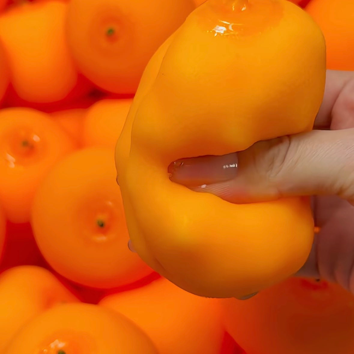 Handmade Orange Stress Ball