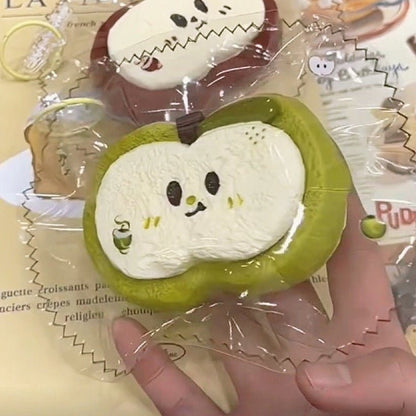 Handmade Silicone Red Apple Green Apple Taba Squishy Toy