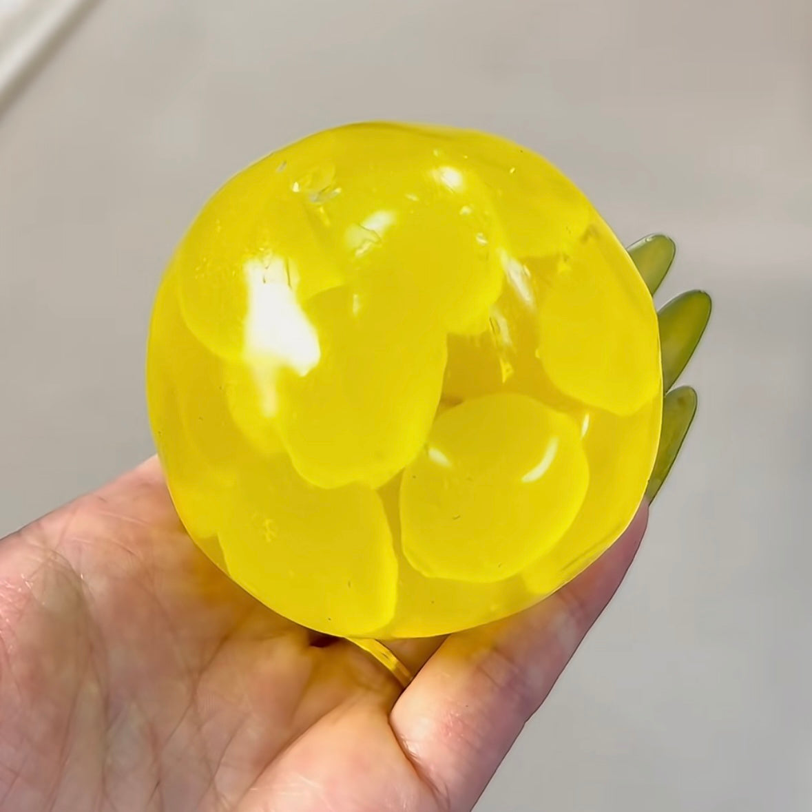 Fruit Hard Candy & Vaseline Base Stress Ball Squishy Stress Relief Decompression Toy