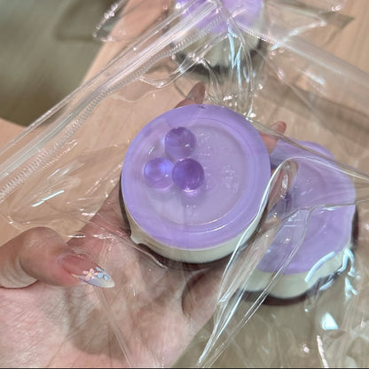Blue/Purple Blueberry Pudding Taba Squishy Toy