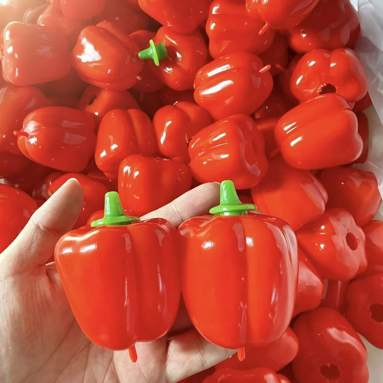 Red Chili Pepper Ball Skin with Seal