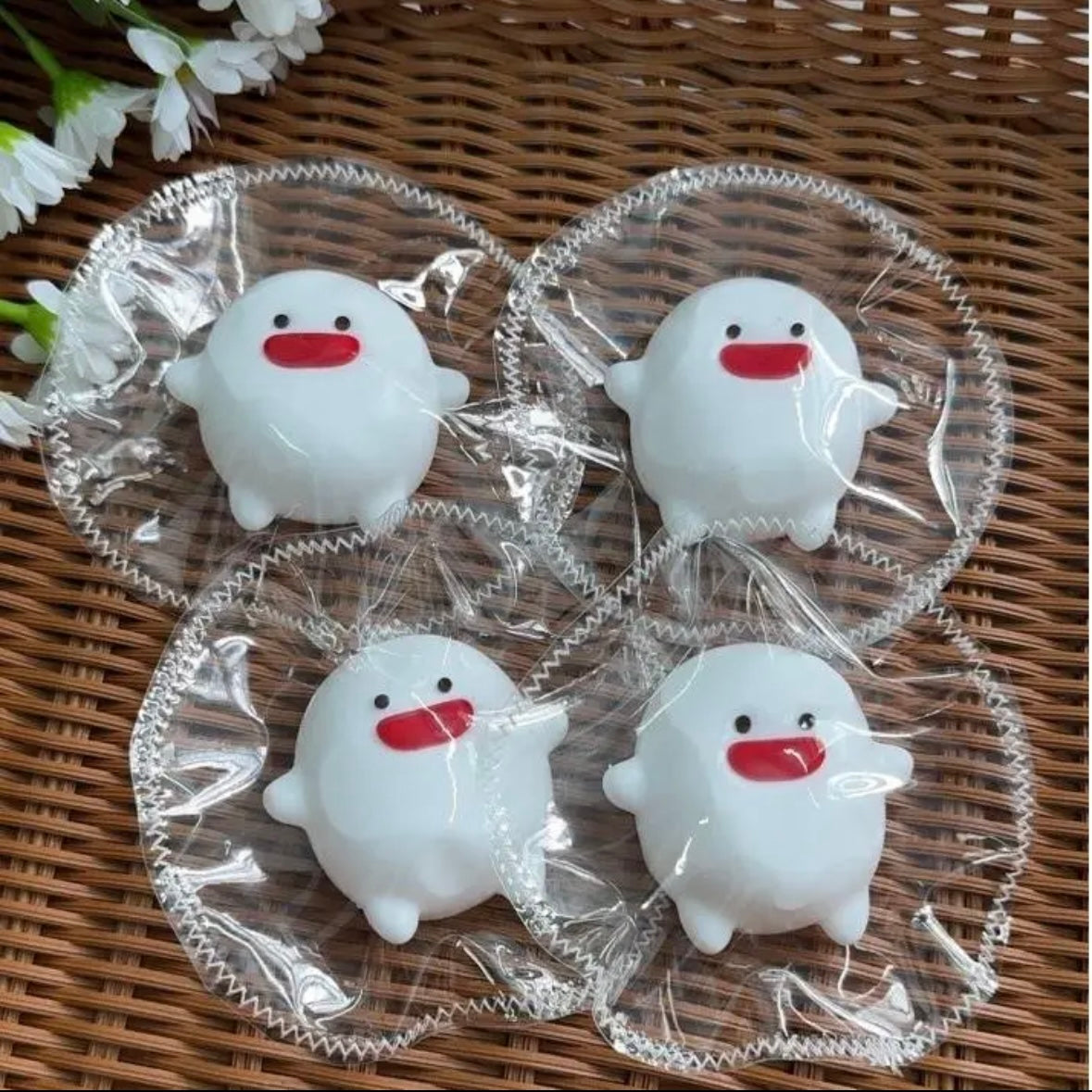 Handmade Silicone Ghost Stress Relief Squishy Toy