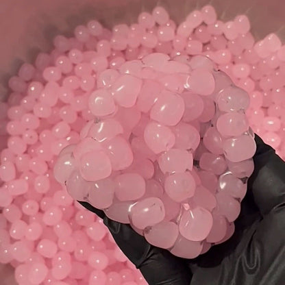 Pink or Green or White Handmade Stress Balls