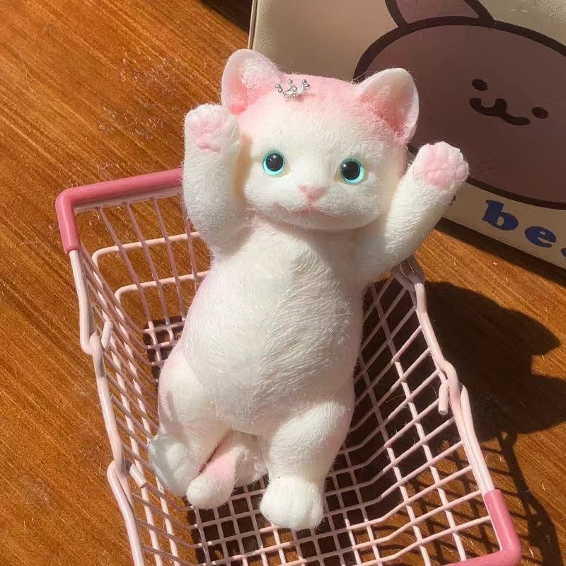 600g Handmade Silicone Cats Taba Squishy Toy