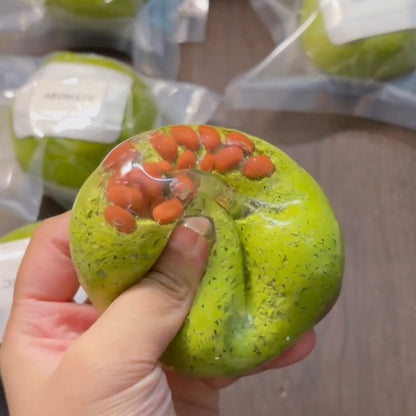 Red Bean Matcha Handmade Stress Balls