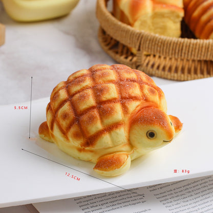 Slow Rising Squishy Tortoise Bread Stress Relief Decompression Toy