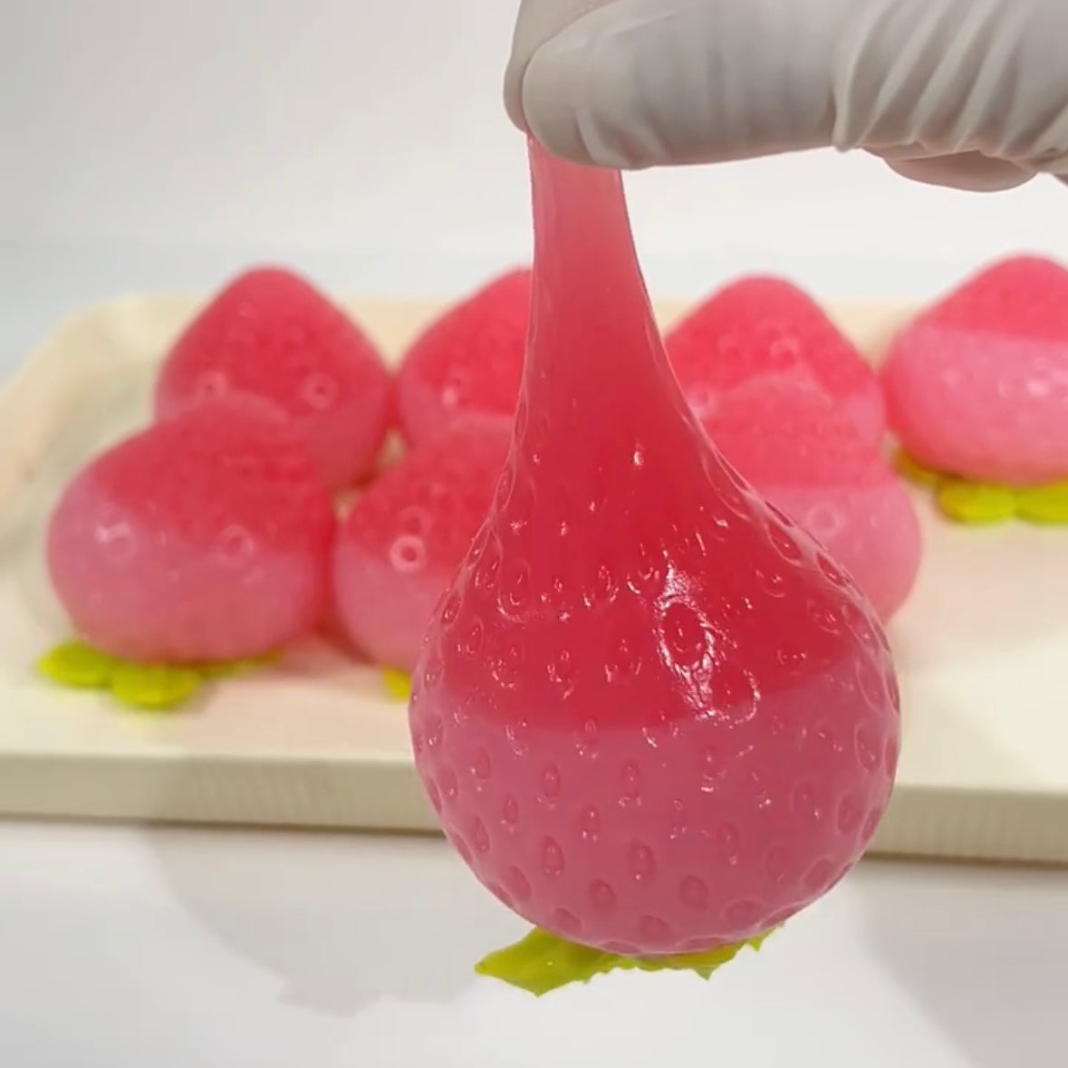 Large Strawberry Taba Squishy Toy