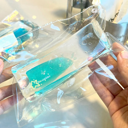 Transparent Handmade Rectangle Ice Cube Taba Squishy Toy