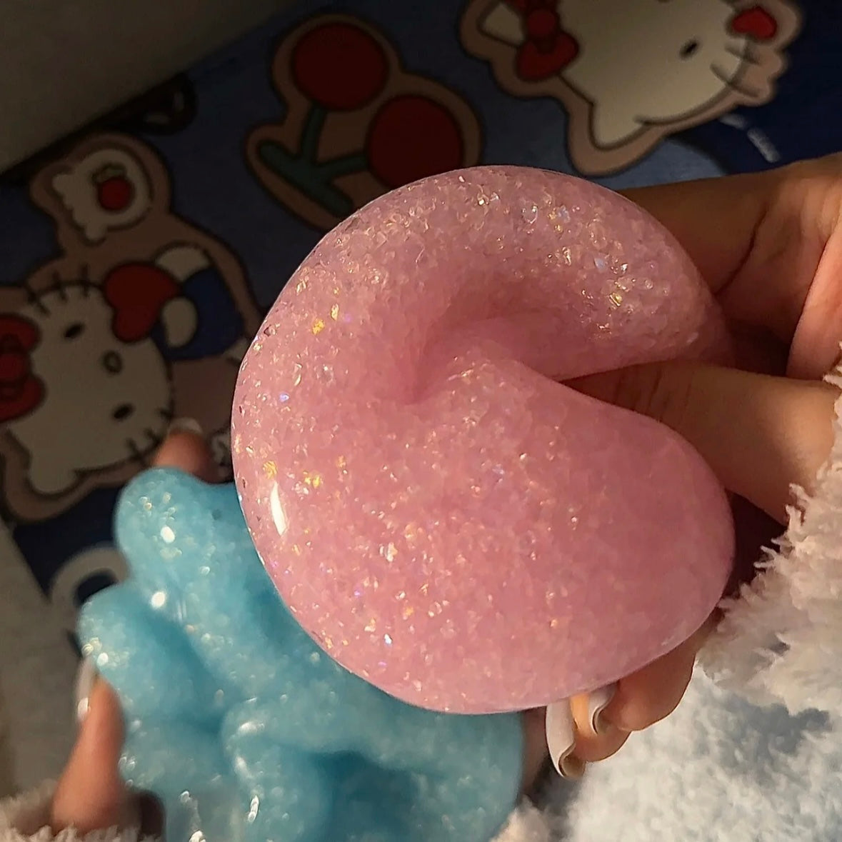 Diamond Crisp Satisfying Sound Stress Ball Squishy Stress Relief Decompression Toy