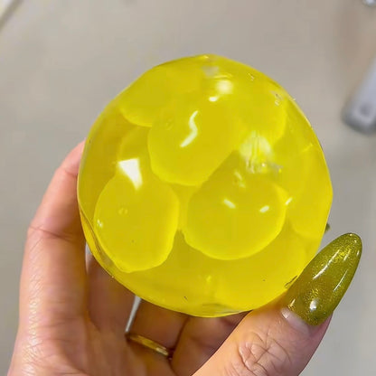 Fruit Hard Candy & Vaseline Base Stress Ball Squishy Stress Relief Decompression Toy