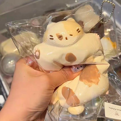 Handmade Califlower Cat Taba Squishy Toy