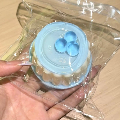 Blue/Purple Blueberry Pudding Taba Squishy Toy