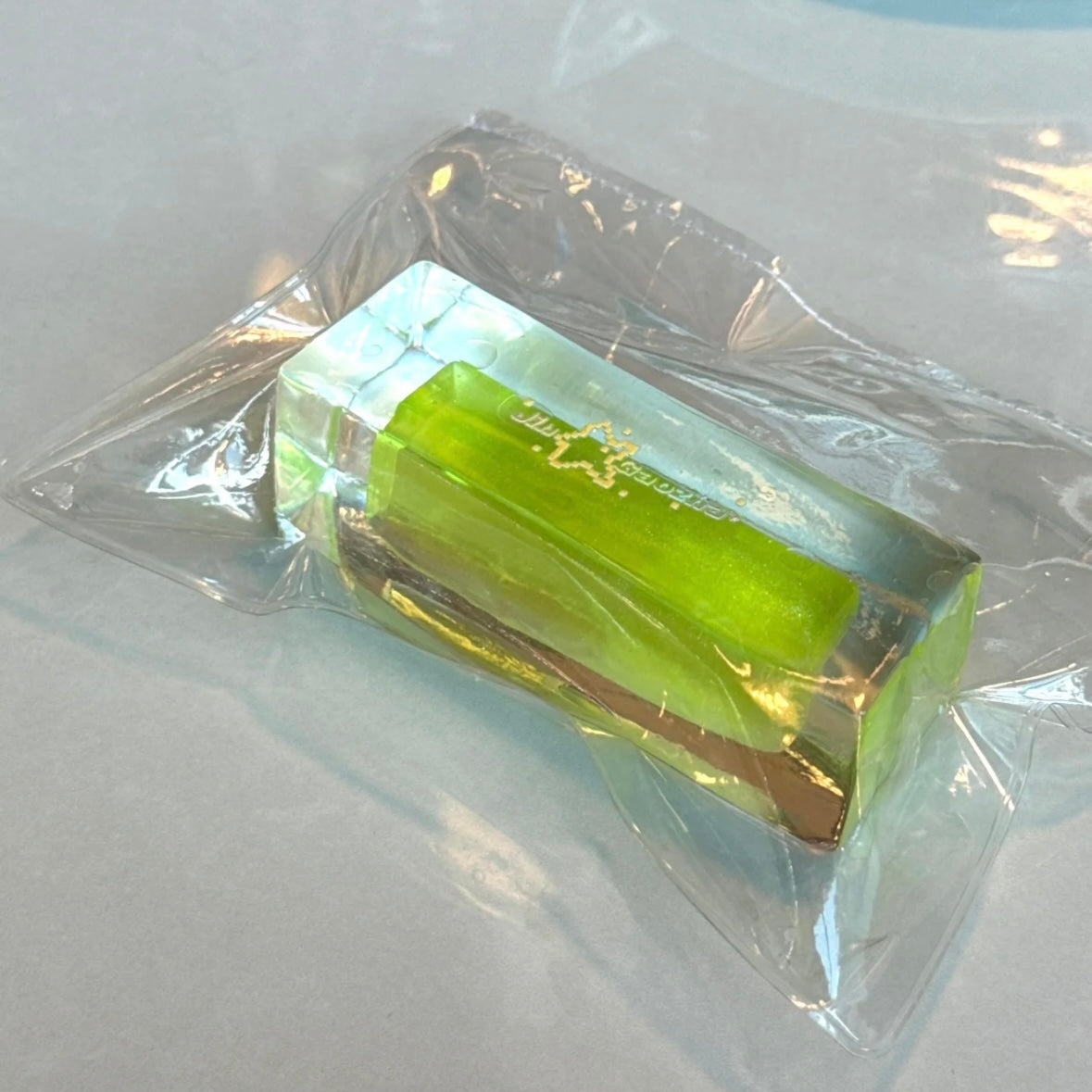 Transparent Handmade Rectangle Ice Cube Taba Squishy Toy