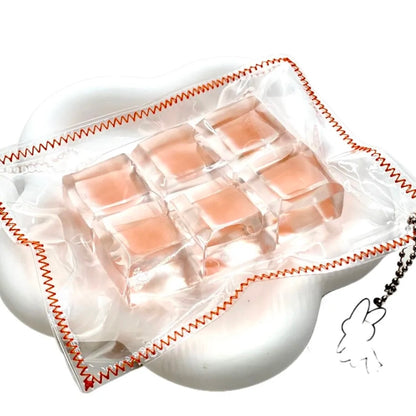 Transparent Ice Cube Taba Squishy Toy