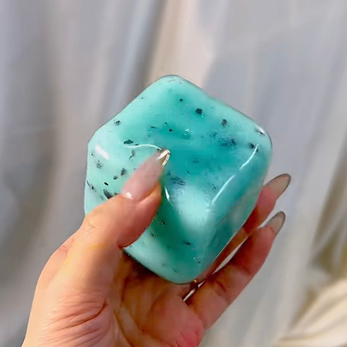 Handmade Crisp Satisfying Sound Square Stress Ball