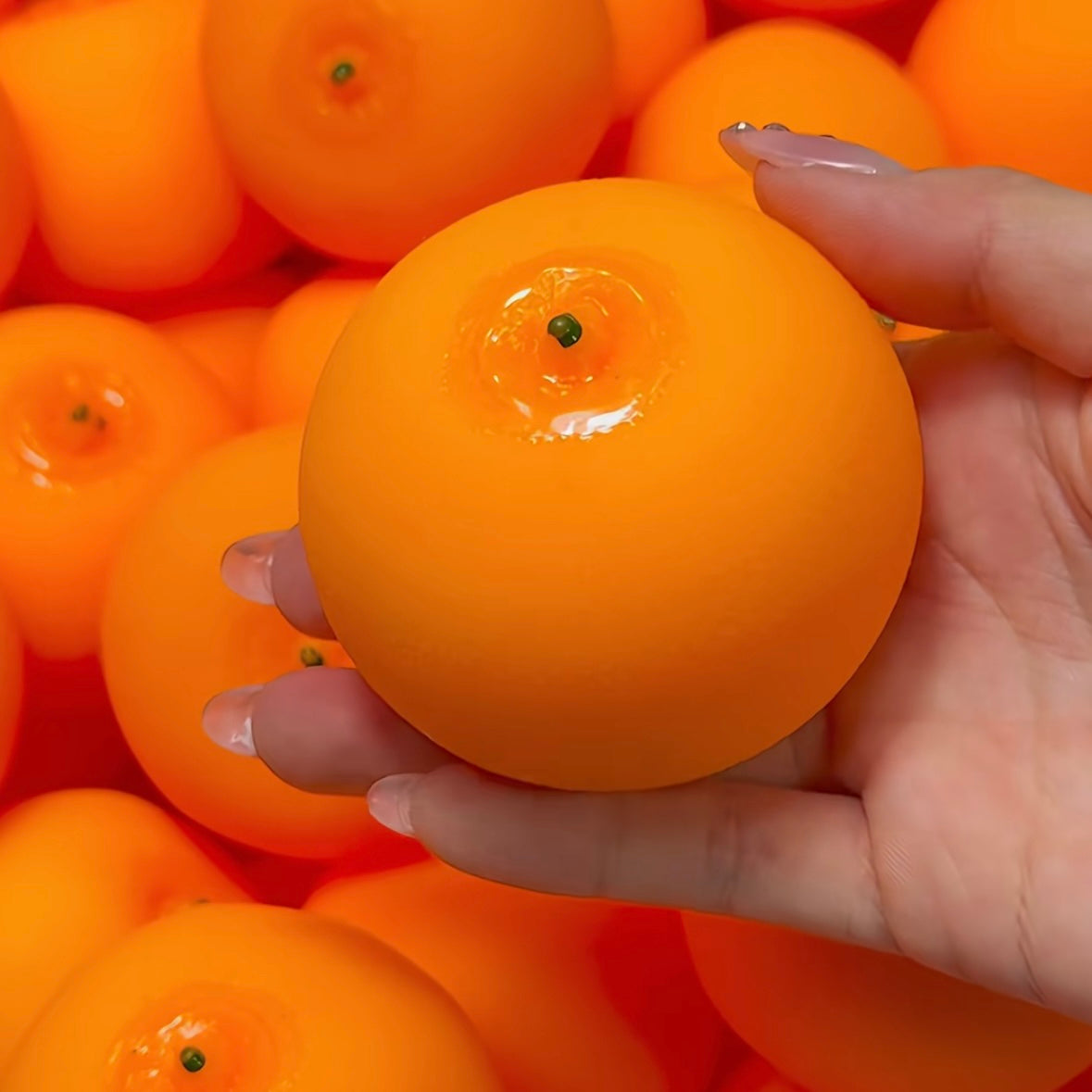 Handmade Orange Stress Ball