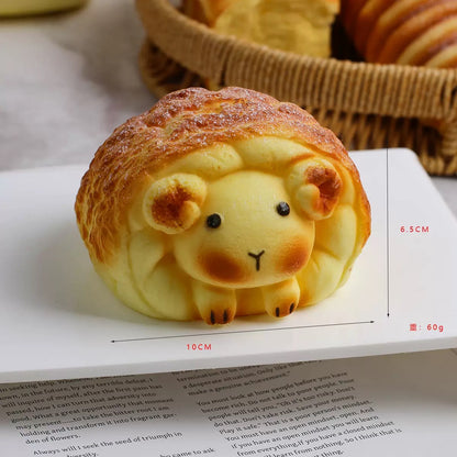Slow Rising Squishy Sheep Bread Stress Relief Decompression Toy