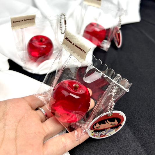 Handmade Transparent Red Apple & Green Apple Taba Squishy Toy