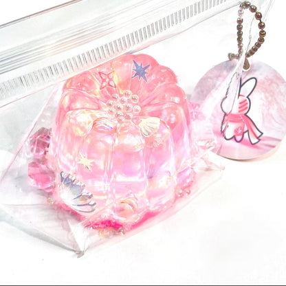 Transparent Dessert Canula Cake Taba Squishy Toy - Christmas Series