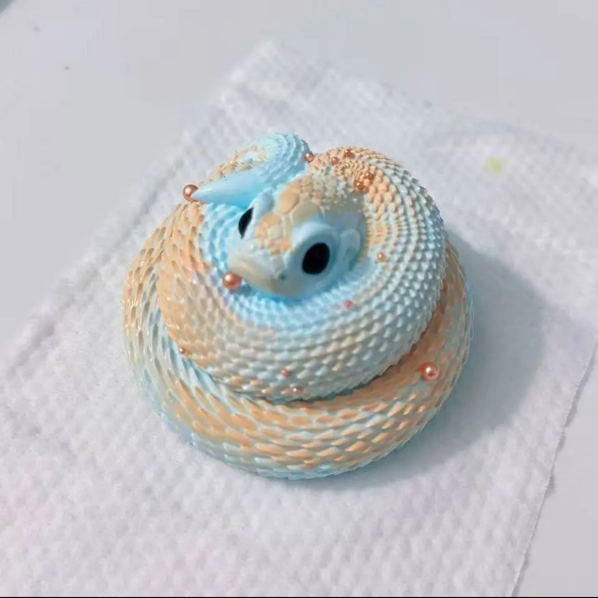 Handmade Circling Snake Taba Squishy Toy