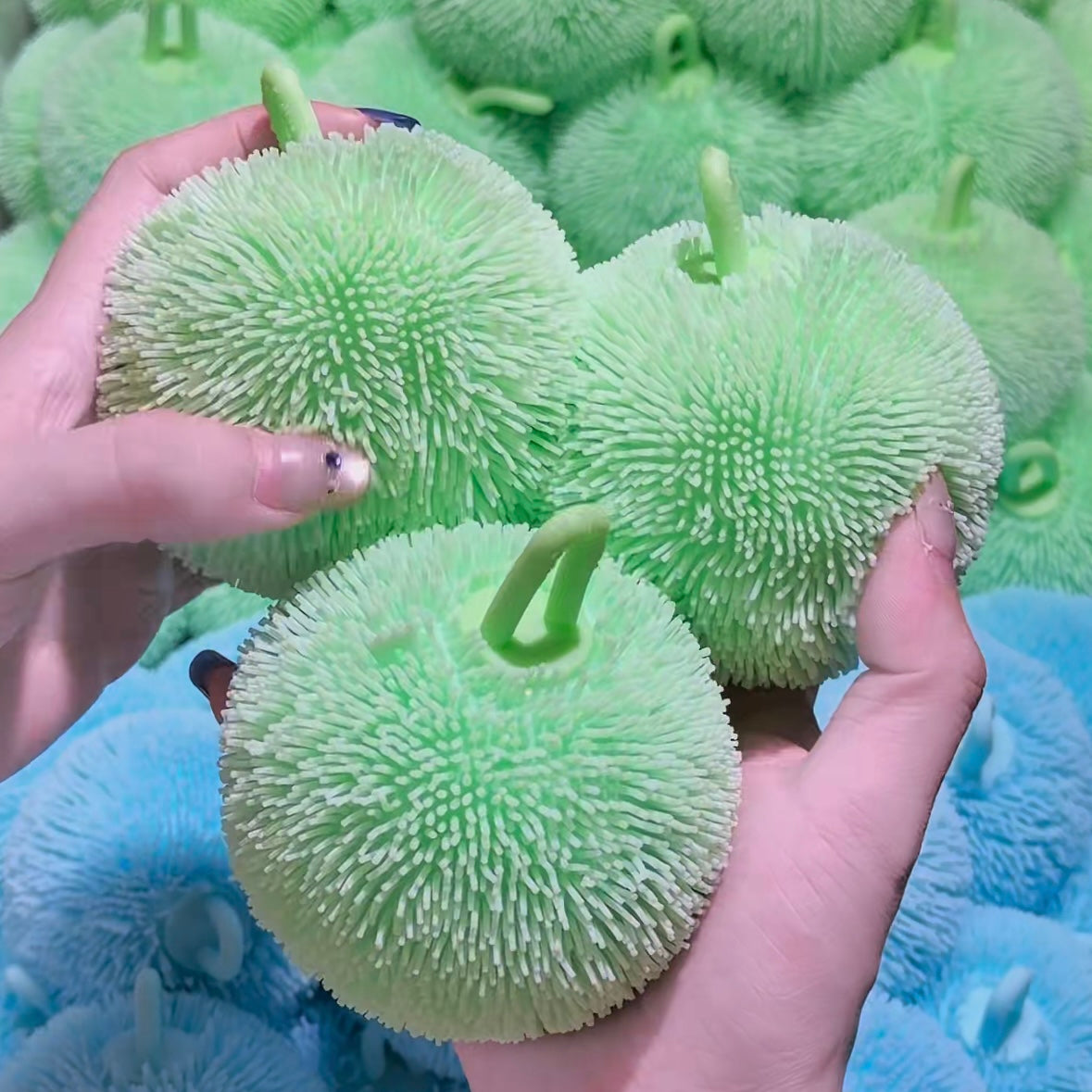 Crisp Satisfying Sound Fluffy Ball Handmade Stress Ball