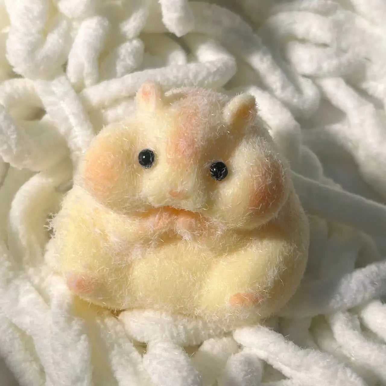 Squishy Hamster Stress Relief Decompression Toy with Flocking