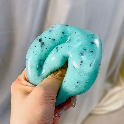 Handmade Crisp Satisfying Sound Square Stress Ball