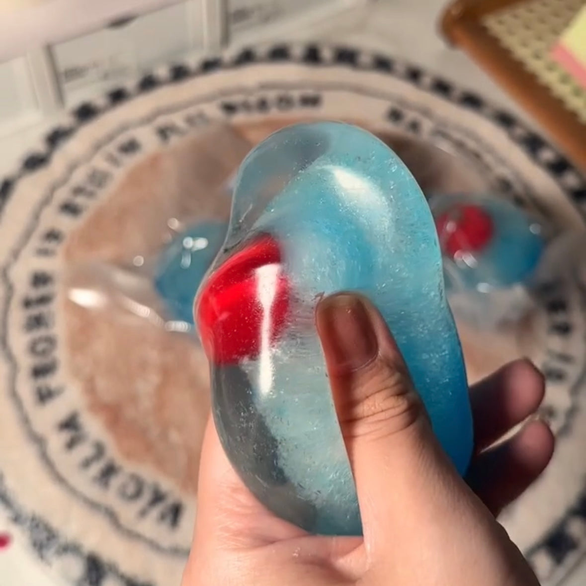 Crisp Apple / Cherry / Peach / Mango Satisfying Sound Stress Ball