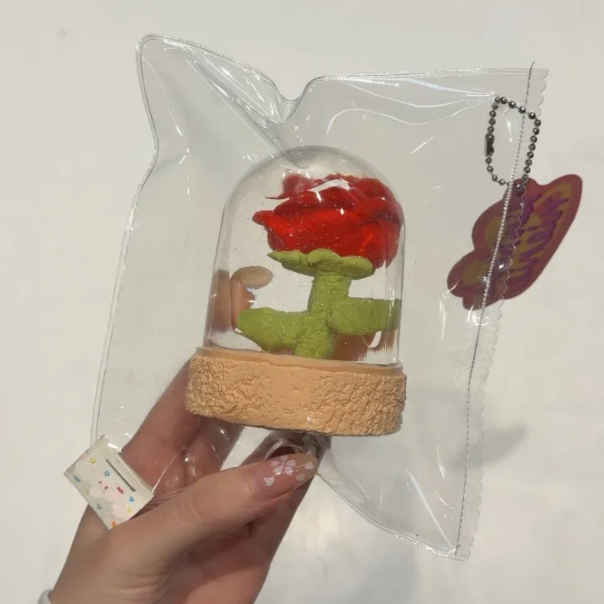 Handmade Transparent RoseTaba Squishy Toy