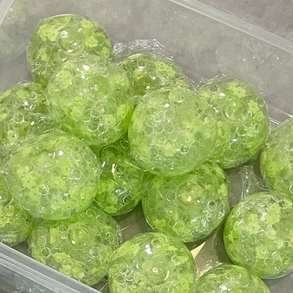 Green / Pink Building Blocks and Flower Stress Ball