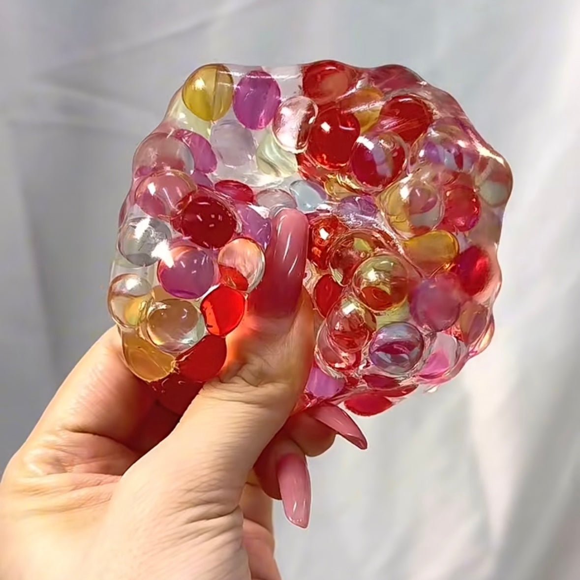 Bead & Vaseline Base Stress Ball Squishy Stress Relief Decompression Toy