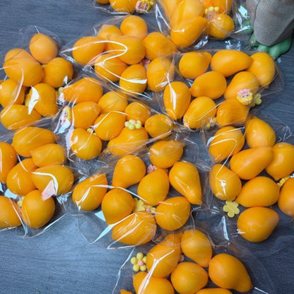 A Pack Mango Cracking Ball Stress Ball Squishy Stress Relief Decompression Toy (Cracking Ball Cannot Be Restored)