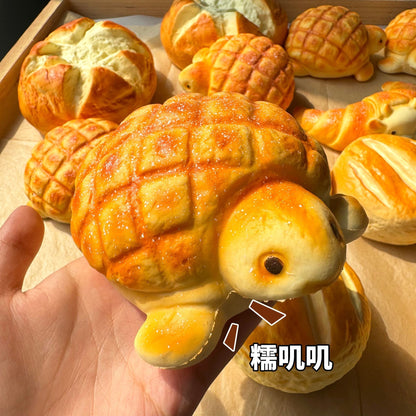 Slow Rising Squishy Tortoise Bread Stress Relief Decompression Toy