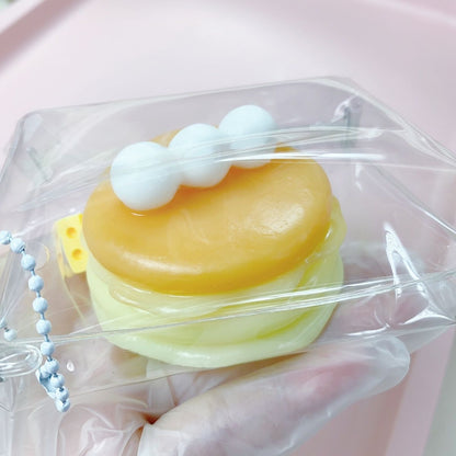 Squishy Cheese Cake Stress Relief Decompression Toy