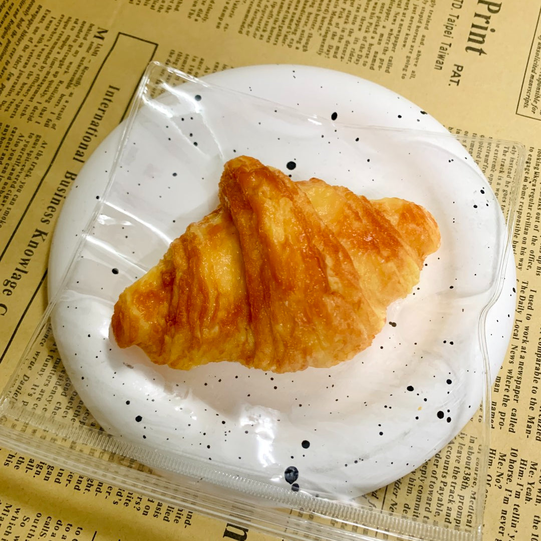 Handmade Silicone Croissant Stress Relief Squishy Toy