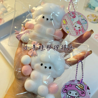 Handmade Silicone Small Sheep Stress Relief Squishy Toy