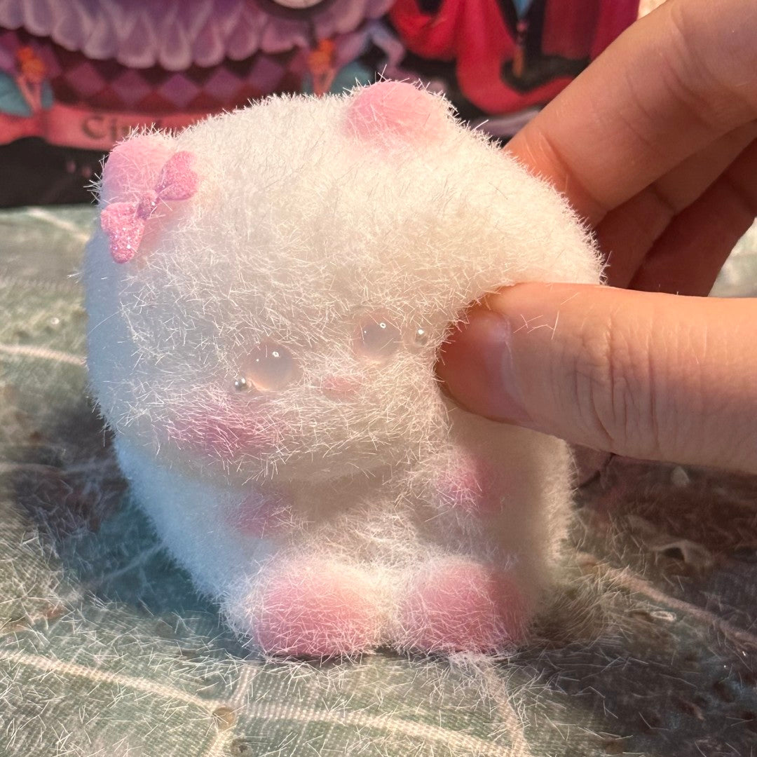 Handmade Silicone Pink Pig Stress Relief Squishy Toy