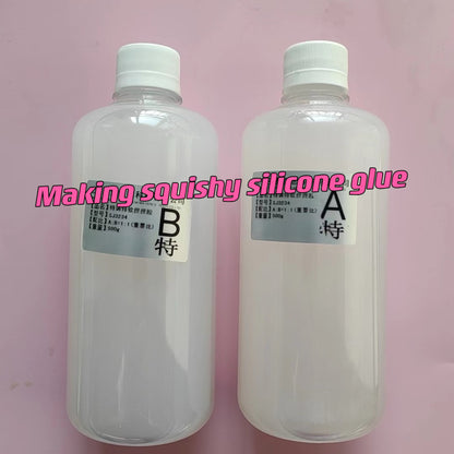 1000g The Raw Material for Making Squishy Silicone Glue A+B