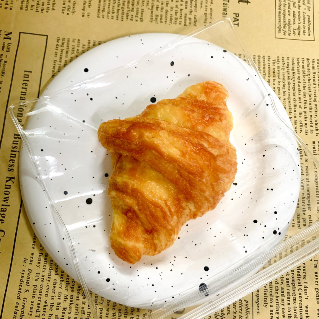 Handmade Silicone Croissant Stress Relief Squishy Toy